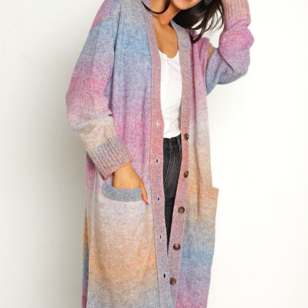 Pistola Multicolor Gradient Cardigan